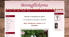 Desktop Screenshot of betongflickorna.se
