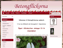 Tablet Screenshot of betongflickorna.se